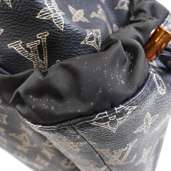 LOUIS VUITTON Blue Monogram Backpack - Picture 4 of 10